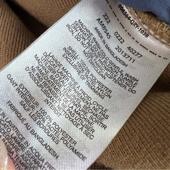 Columbia Vest Men's Small Helvetia Jacket Sherpa Fleece Brown Tan C5 - Picture 6 of 8